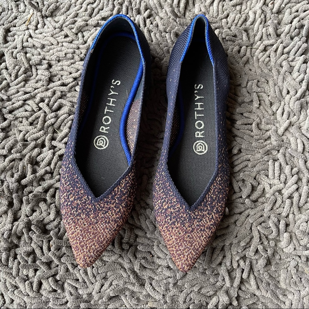 Rothy’s Midnight Metallic Points